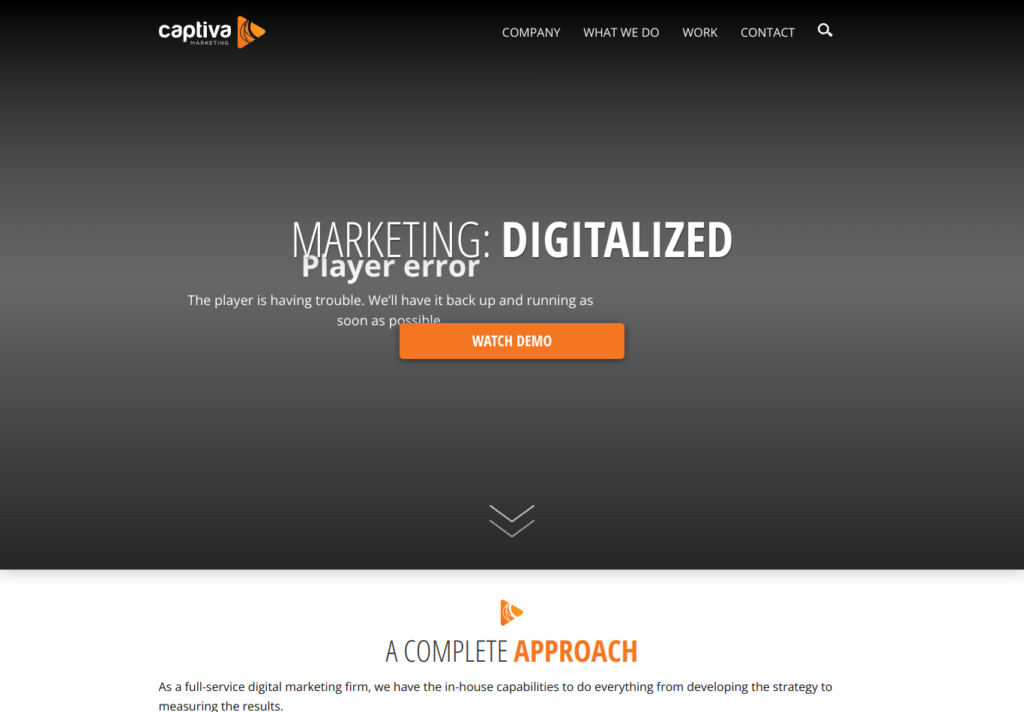 Captiva Marketing – St. Louis Agency Website
