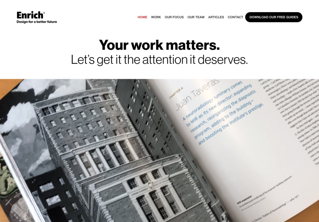 Enrich Creative – St. Louis Agency Website