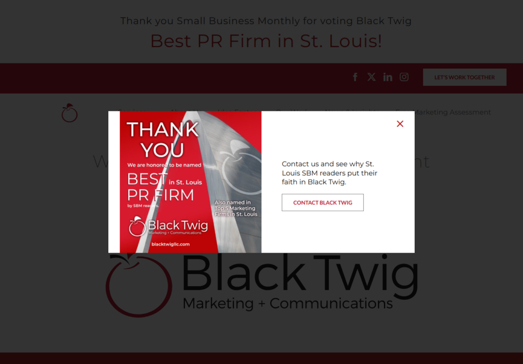 Black Twig – St. Louis Agency Website