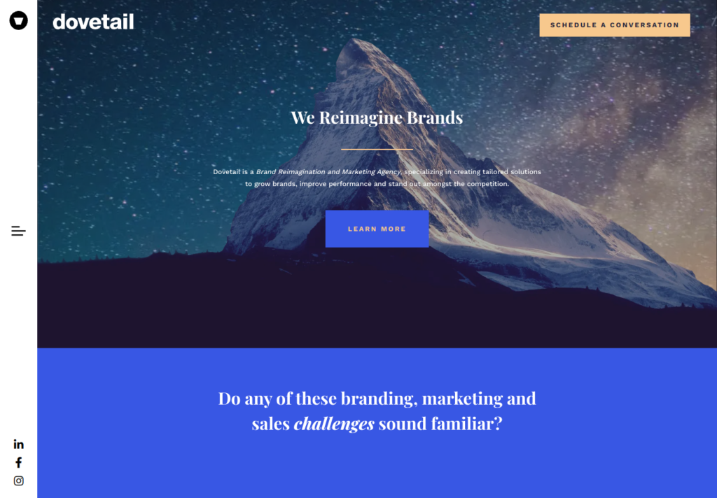 Dove Tail – St. Louis Agency Website
