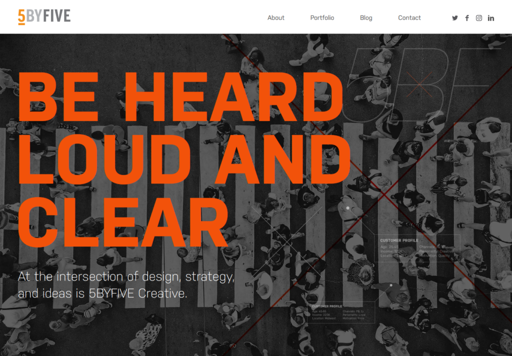 5BYFIVE Creative – St. Louis Agency Website