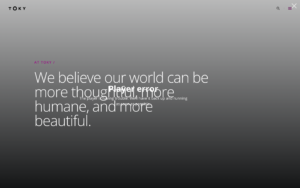 Toky Website Screenshot