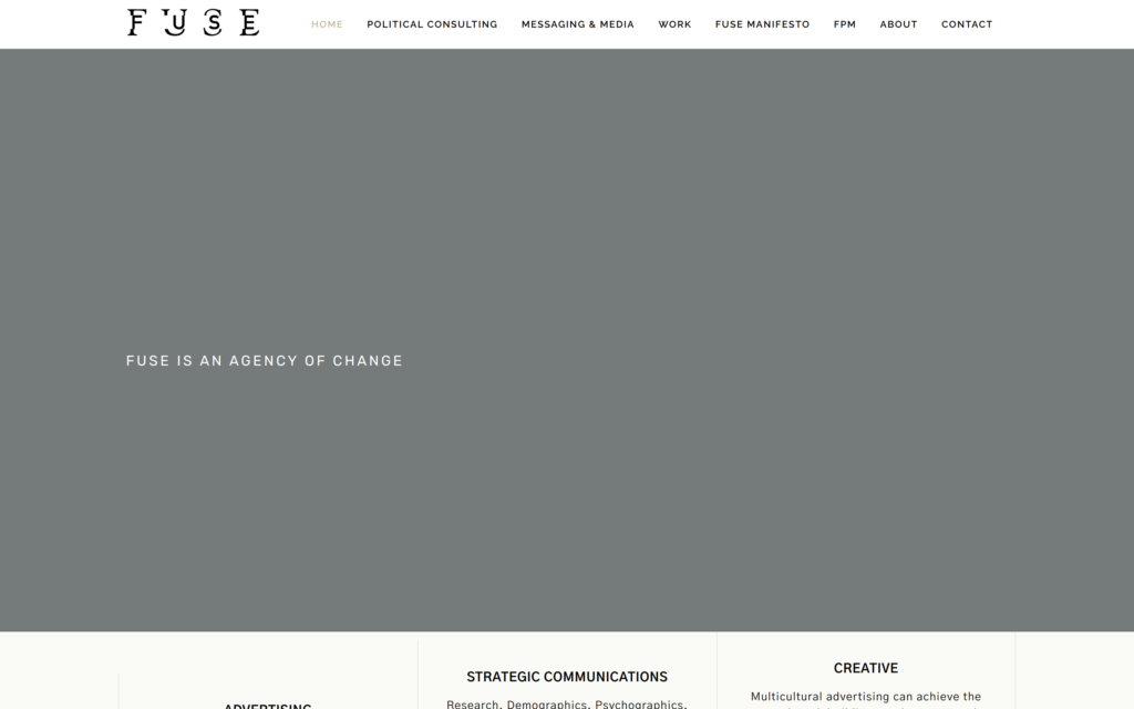 FUSE3 Website Screenshot