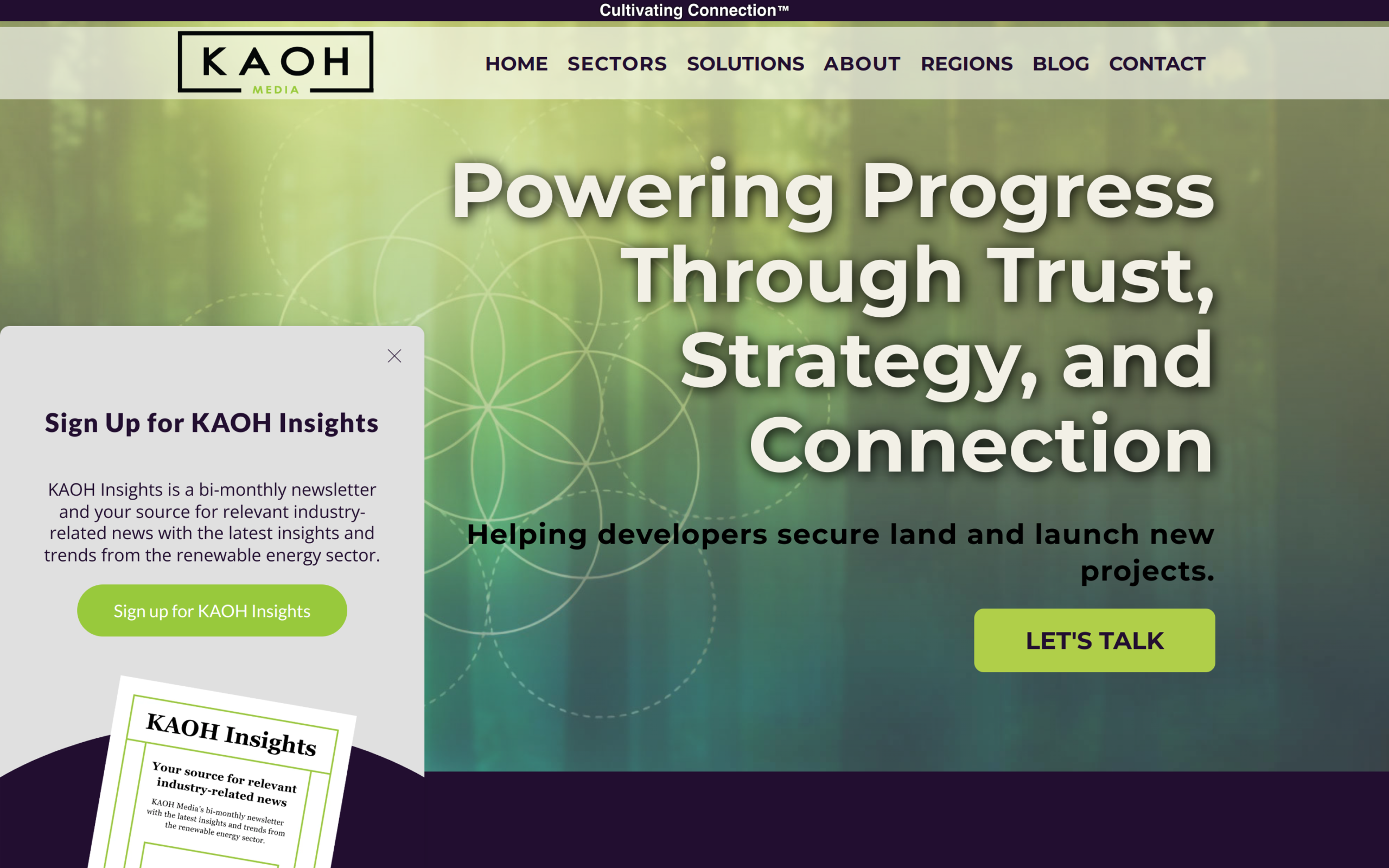 KAOH media Website Screenshot