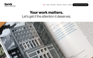 Enrich Creative Website Screenshot