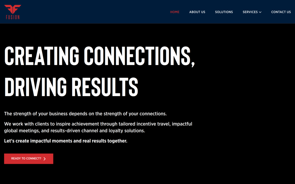 THIS IS FUSION Website Screenshot