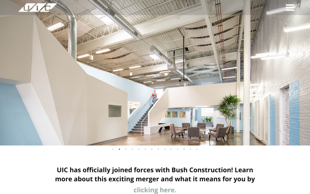 UIC Website Screenshot