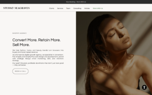 Studio Seagraves Website Screenshot