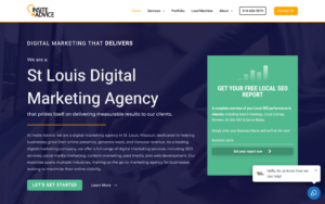 Insite Advice Website Screenshot