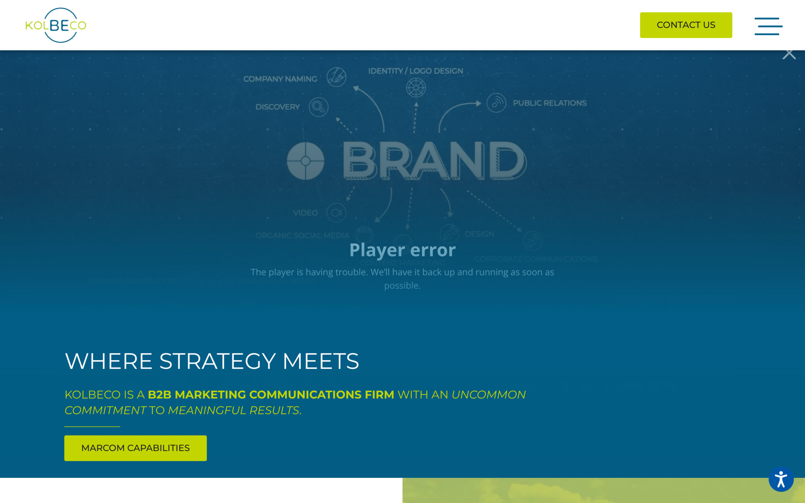 Kolbeco Website Screenshot