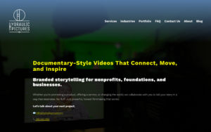 Hydraulic Pictures Website Screenshot