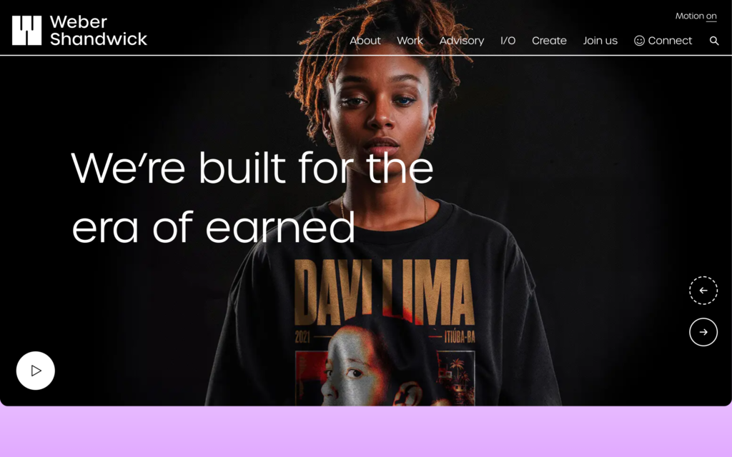 Weber Shandwick Website Screenshot