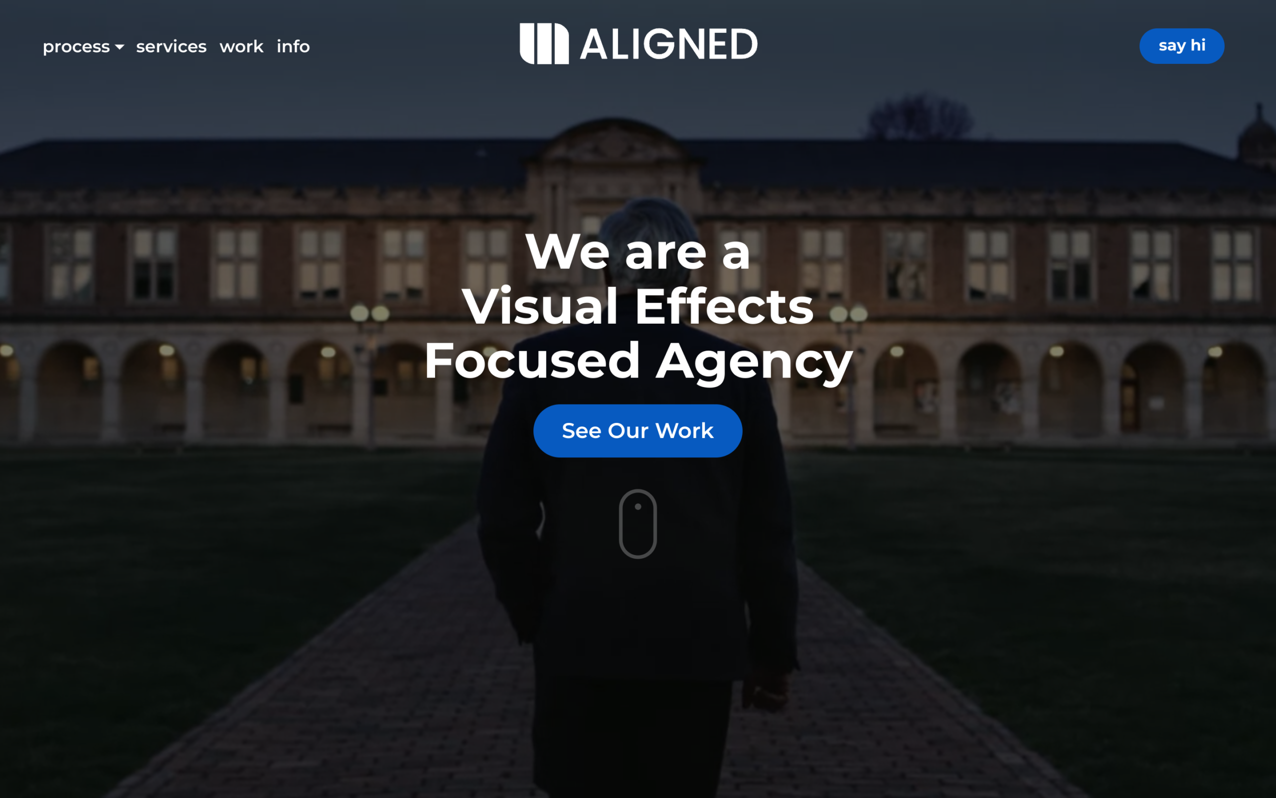 Aligned Media Website Screenshot