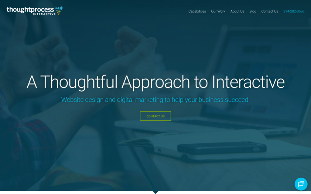 Thoughtprocess Interactive Website Screenshot