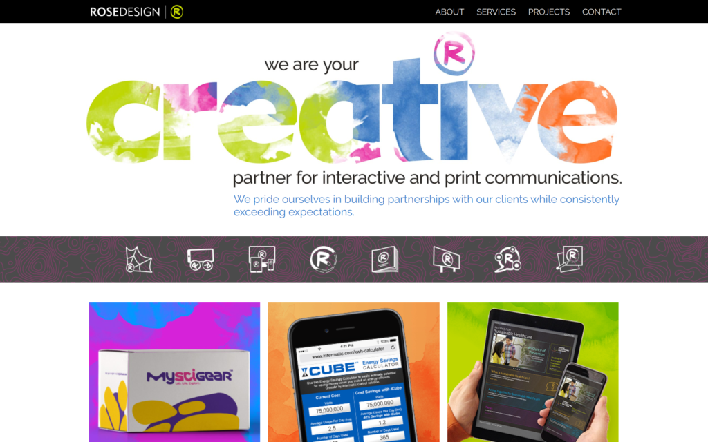 Rose Design St. Louis Website Screenshot