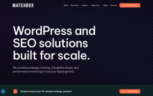 Matchbox Design Group Website Screenshot