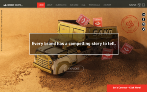 Sandbox Creative Website Screenshot
