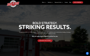 Digital Strike Website Screenshot