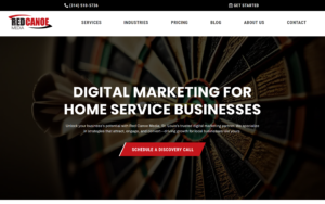 Red Canoe Media Website Screenshot