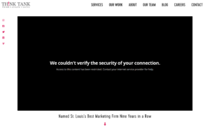 Think Tank St. Louis Website Screenshot