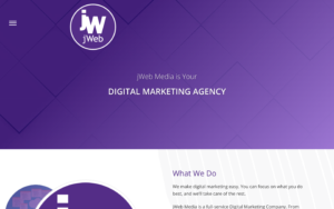 jWeb Media Website Screenshot
