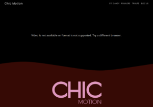Chic Motion- Website Screenshot