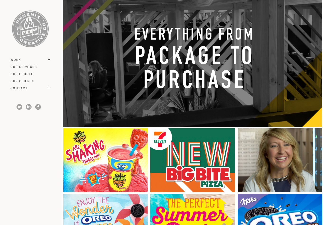 Pheonix Creative- Website Screenshot