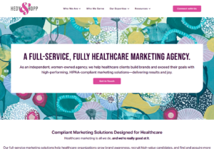 Hedi & Hopp- Website Screenshot