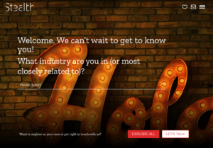 Stealth Creative- Website Screenshot